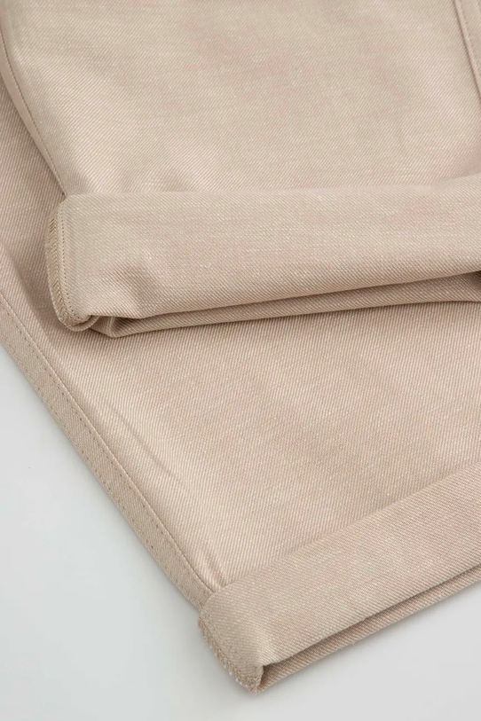 Coccodrillo Chino hlače otroške z lanom bež WC6119101EJB