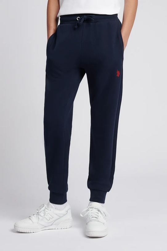 U.S. Polo Assn. pantaloni joggers pentru copii, cu bumbac bleumarin USP2456