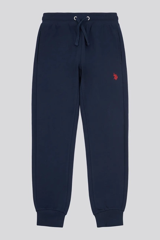 U.S. Polo Assn. pantaloni joggers pentru copii, cu bumbac USP2456 bleumarin SS26