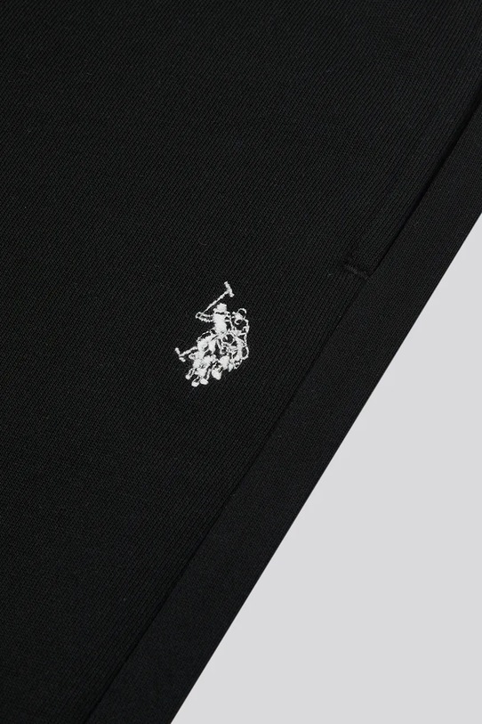 U.S. Polo Assn. pantaloni joggers pentru copii, cu bumbac negru USP2456