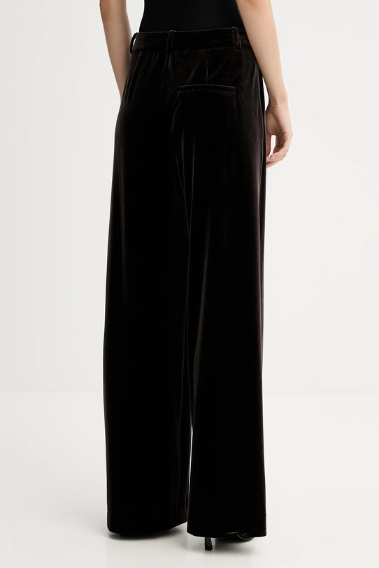 Odzież Gestuz spodnie welurowe 10910718 brązowy