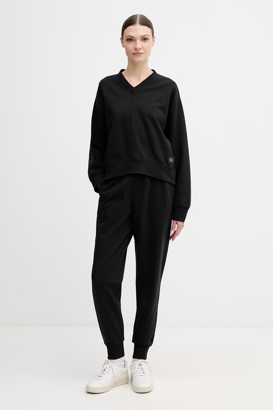 Calvin Klein Jeans spodnie dresowe LV047E236G czarny SS26