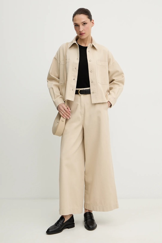 Weekend Max Mara spodnie ARIETE 2615131121600 beżowy SS26