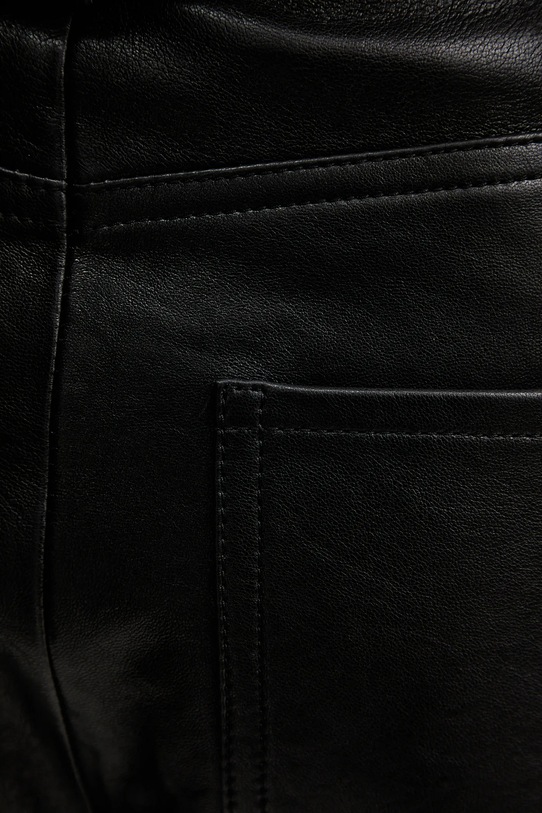 Weekend Max Mara spodnie skórzane PAGANO czarny 2615431011600