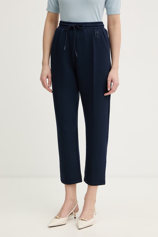 Weekend Max Mara pantaloni tuta UTOPIA sovrastampa blu navy 2615781011600