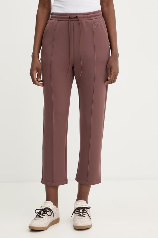 Tepláky Weekend Max Mara UTOPIA potlač hnedá 2615781011600