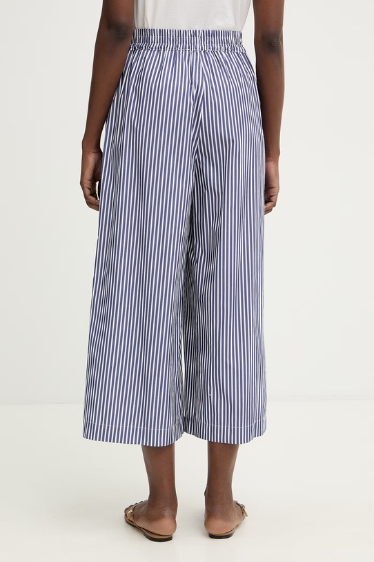 Odzież Weekend Max Mara spodnie bawełniane OTTONE 2615131122600 niebieski