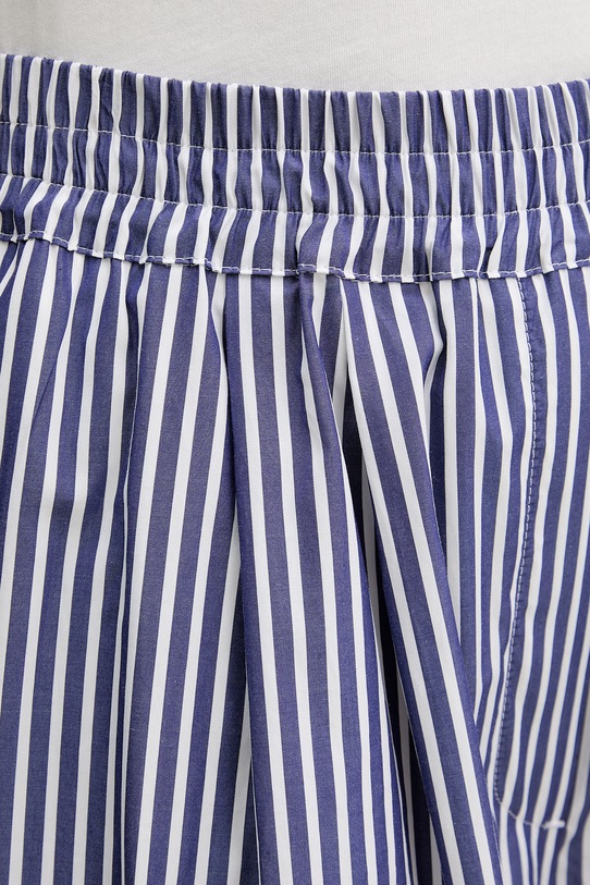 Weekend Max Mara spodnie bawełniane OTTONE niebieski 2615131122600