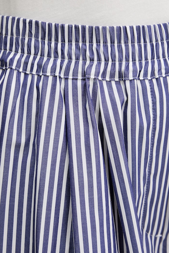 Weekend Max Mara spodnie bawełniane OTTONE niebieski 2615131122600