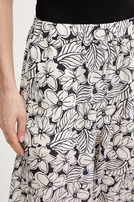 Weekend Max Mara spodnie jedwabne NIRVANA biały 2615131132600