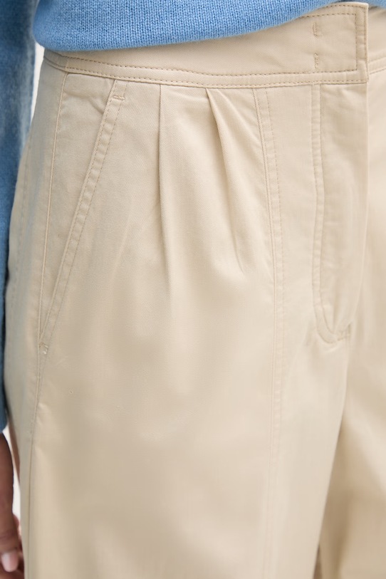 MM by Max Mara spodnie STRENNA beżowy 2616131017600