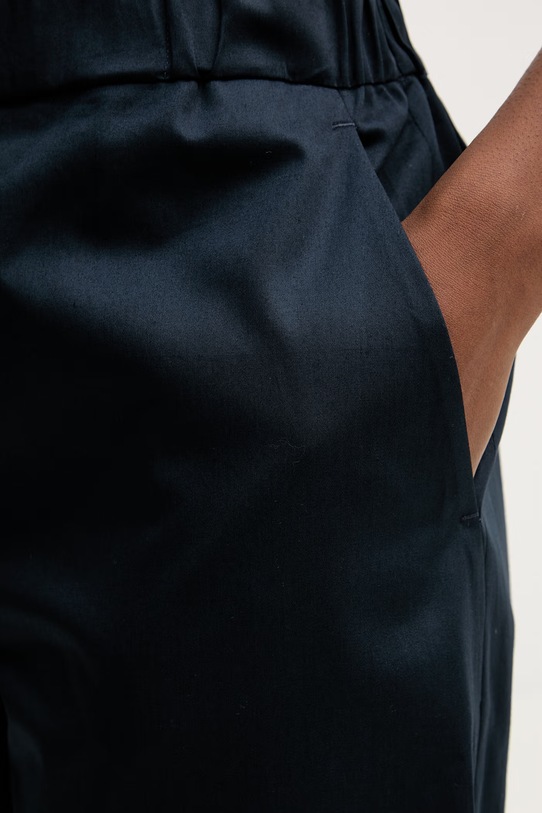 Bavlnené nohavice MM by Max Mara DREAM tmavomodrá 2616131037600