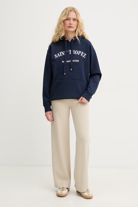 MM by Max Mara spodnie damskie z wiskozą RUM 2616331017600 beżowy SS26