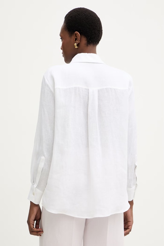 Ρούχα Λινό παντελόνι MM by Max Mara CANNETI 2616131028600 μπεζ