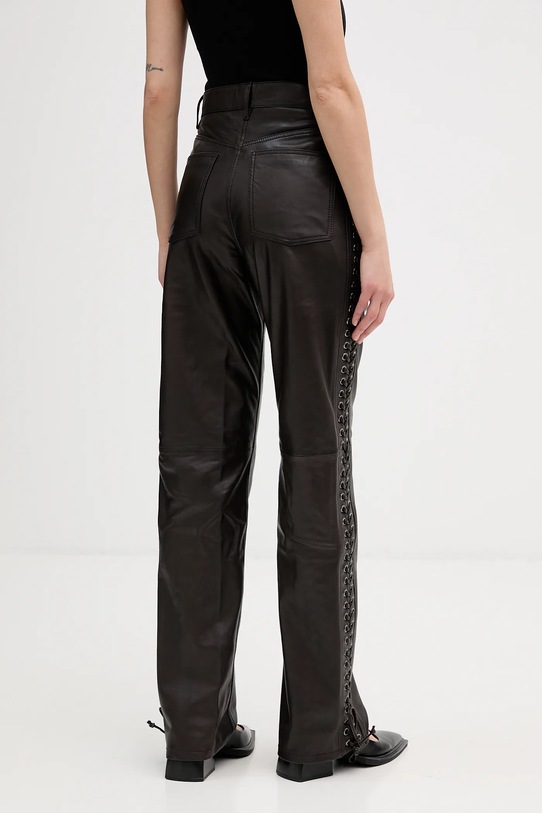 Odzież Rotate spodnie skórzane 1158191667 brązowy