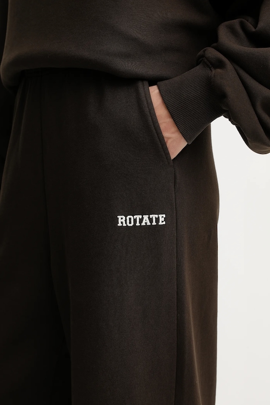 Rotate pantaloni de trening din bumbac maro 1153131667