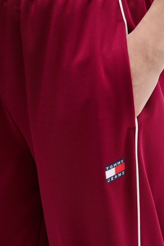 Tommy Jeans spodnie dresowe bordowy DW0DW22633