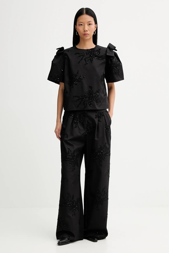Брюки MUNTHE STORMY 254144025401 чёрный SS26