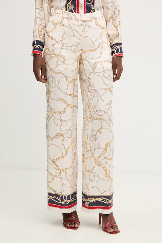 Marciano by Guess spodnie AMANDA tkanina beżowy 6RGB11.7439A