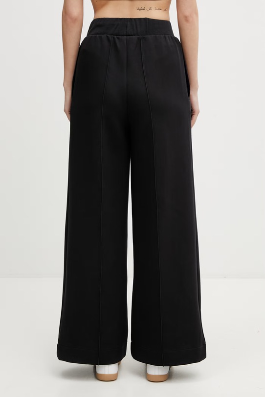 Одежда adidas Originals спортивные штаны для женщин с хлопком 3 Stripes JX2733 чёрный