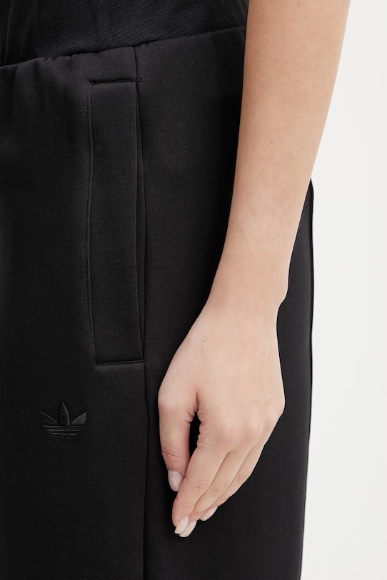 adidas Originals спортивные штаны для женщин с хлопком 3 Stripes чёрный JX2733