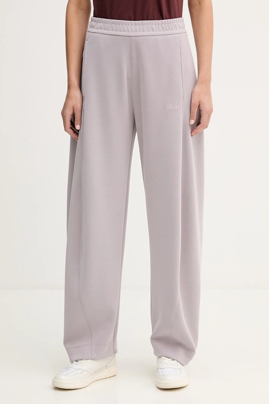 BOSS Orange spodnie dresowe C Eluxey z elastanem fioletowy 50553457