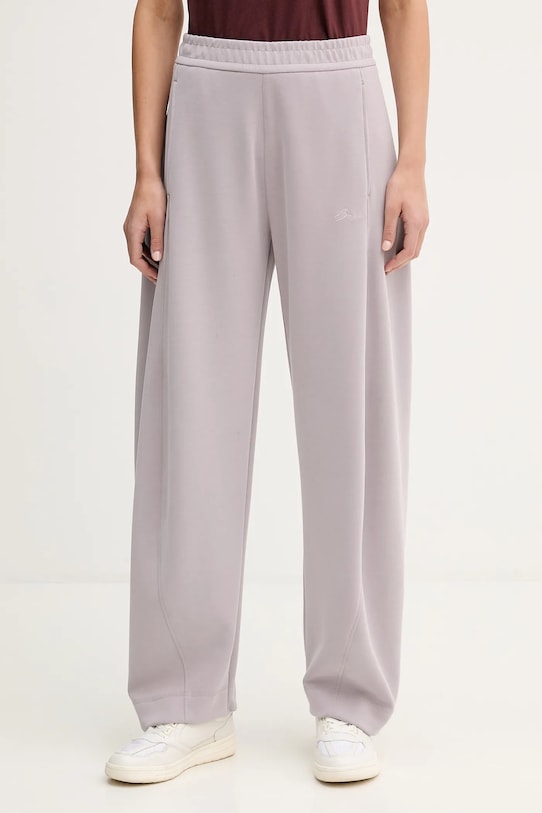 Παντελόνι φόρμας BOSS Orange C Eluxey με ελαστάν μωβ 50553457