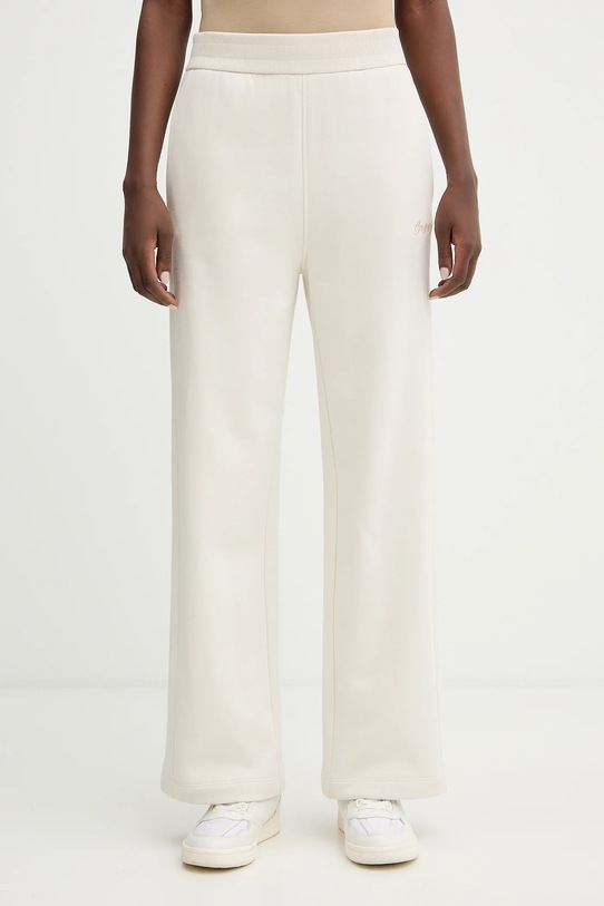 BOSS Orange spodnie dresowe bawełniane C Endless bawełna beżowy 50554685