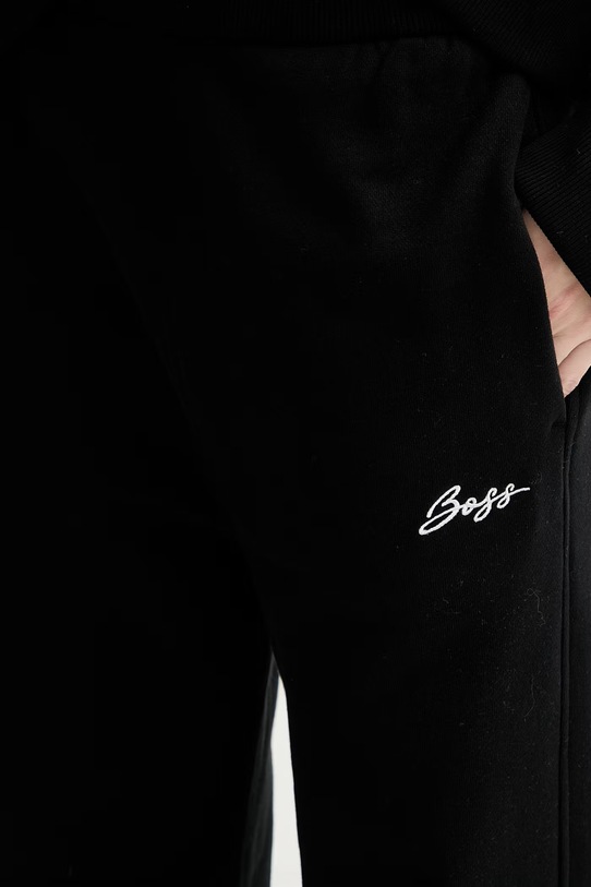 BOSS Orange spodnie dresowe bawełniane C Endless czarny 50554685