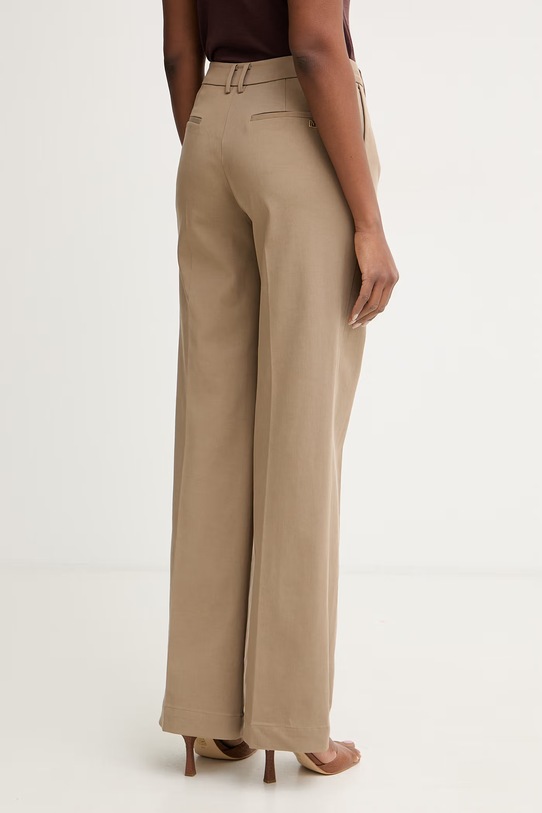 Odzież Marciano by Guess spodnie regular damskie z lyocellem DONA G6GB01.W1743 beżowy