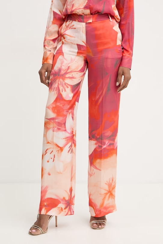 Marciano by Guess spodnie damskie z wiskozy GISELLE pomarańczowy G6GB09.W1875