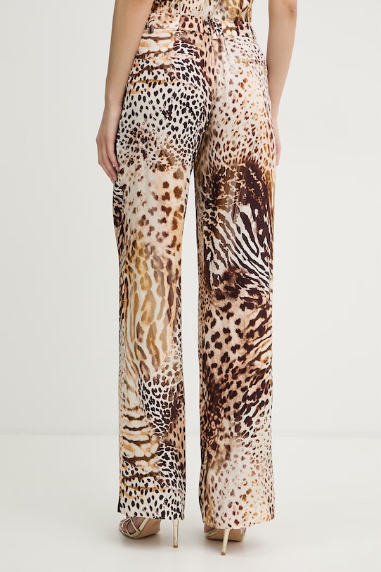 Oblečení Marciano by Guess kalhoty dámské z viskózy GISELLE G6GB09.W1875 hnědá