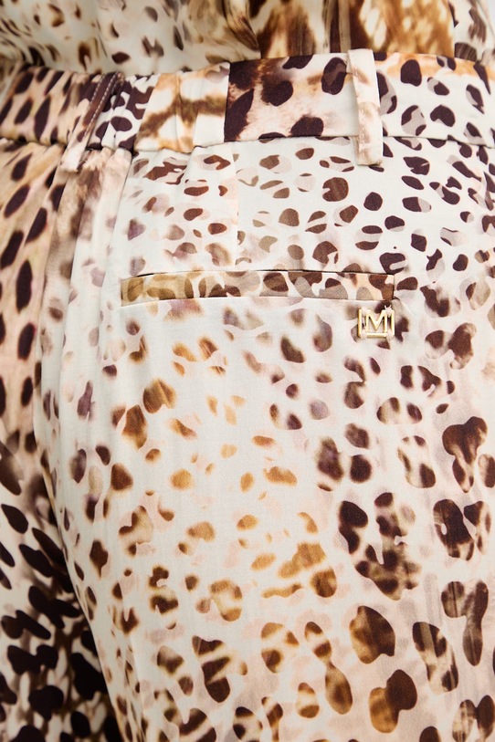 Marciano by Guess kalhoty dámské z viskózy GISELLE G6GB09.W1875 hnědá