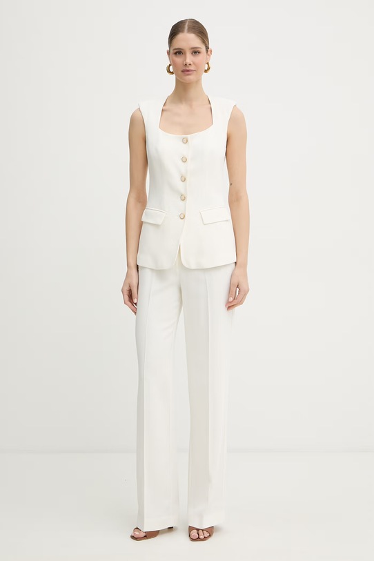 Marciano by Guess spodnie damskie z wiskozy GRETHA G6GB18.W2204 beżowy SS26