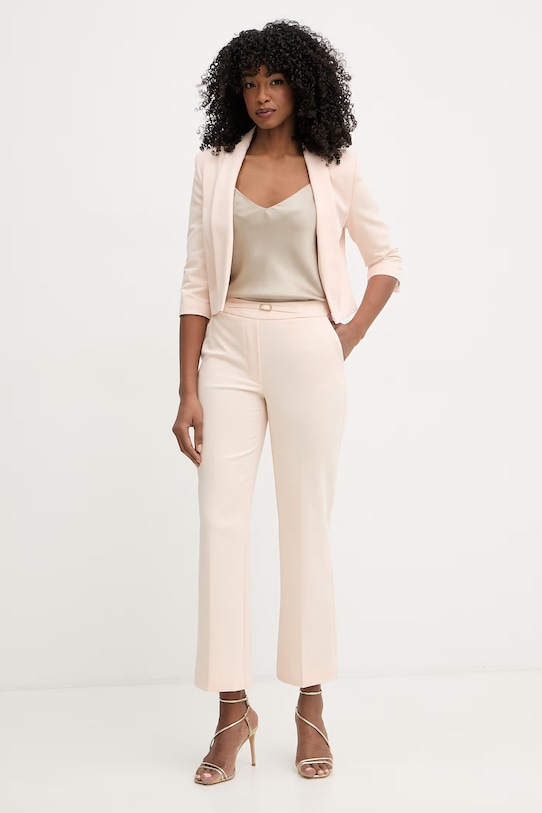 Marciano by Guess spodnie damskie z bawełną SUNNY G6GB20.W2361 beżowy SS26