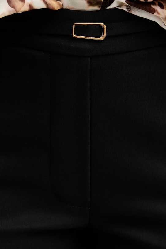 Marciano by Guess nohavice dámske s bavlnou SUNNY čierna G6GB20.W2361