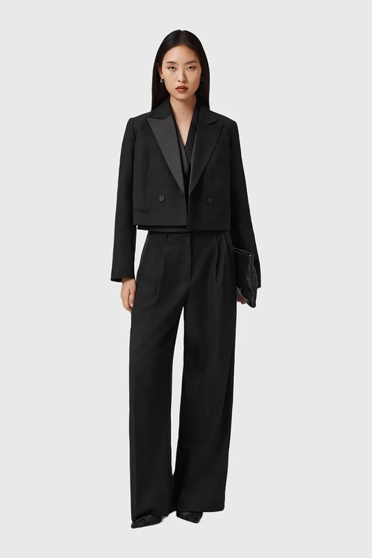 AllSaints spodnie z dodatkiem wełny W052QD