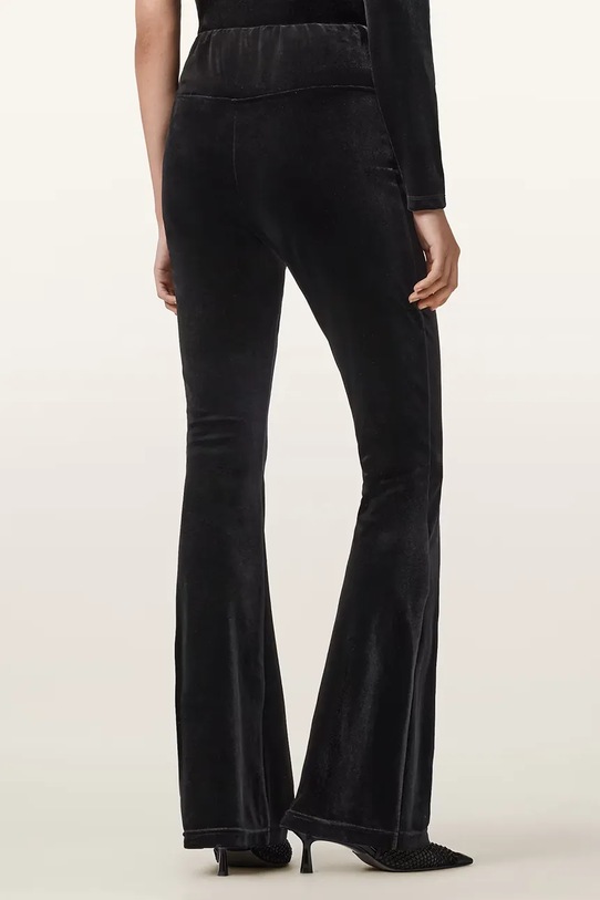 Zamatové nohavice AllSaints W060TD čierna SS26