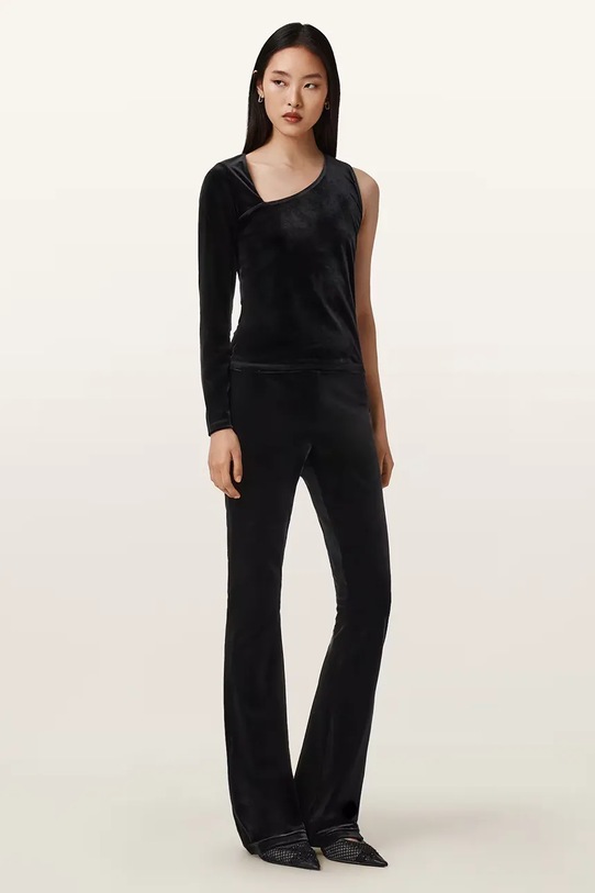 Oblečenie Zamatové nohavice AllSaints W060TD čierna