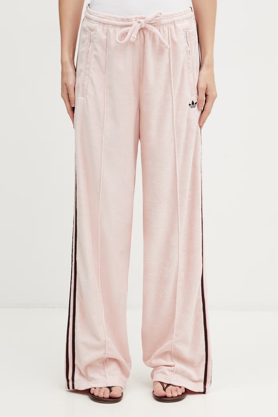 adidas Originals pantaloni tuta Terry Towel Firebird KD1414 rosa SS26