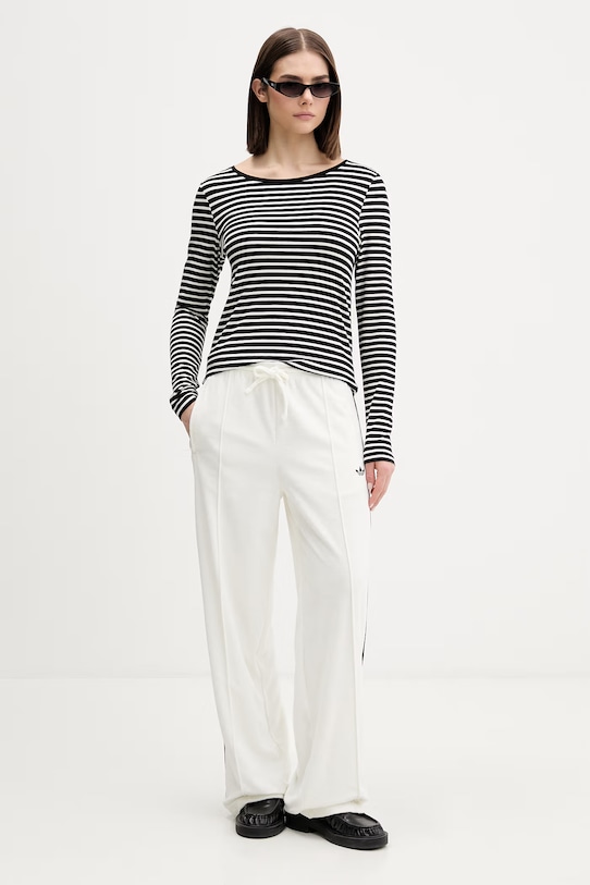 adidas Originals spodnie dresowe damskie Terry Towel Firebird KD1415 beżowy SS26