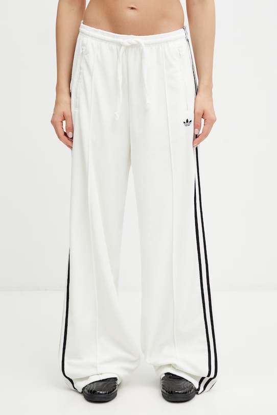 adidas Originals Terry Towel Firebird spodnie dresowe damskie KD1415 beżowy SS26