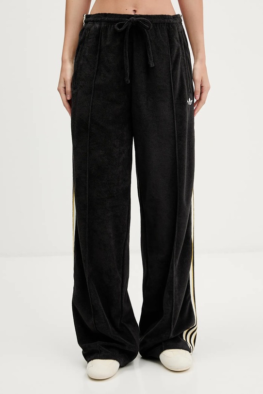 adidas Originals spodnie dresowe Terry Towel Firebird aplikacja czarny KD1416