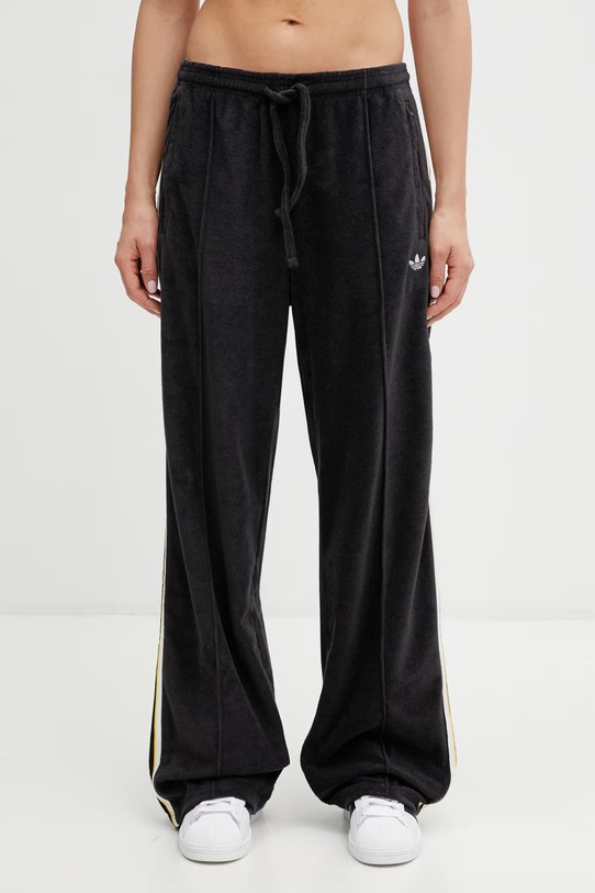adidas Originals Terry Towel Firebird spodnie dresowe damskie KD1416 czarny SS26