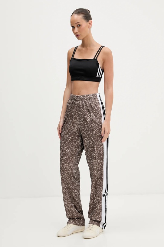 adidas Originals spodnie dresowe KD8820 brązowy SS26