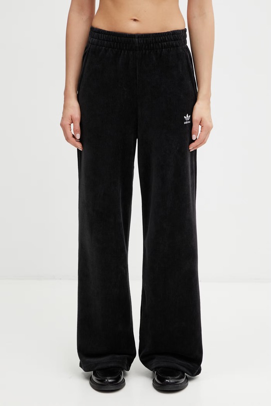 adidas Originals Essentials pantaloni da tuta da donna semplice nero KE1113