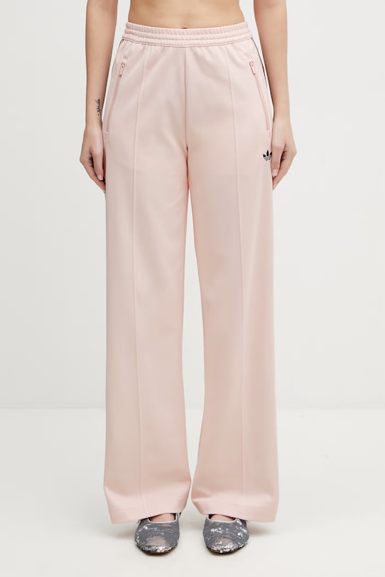 adidas Originals Classic spodnie dresowe z bawełną damskie KE3896 różowy SS26
