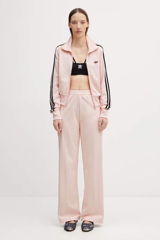 adidas Originals Classic spodnie dresowe z bawełną damskie KE3896 różowy