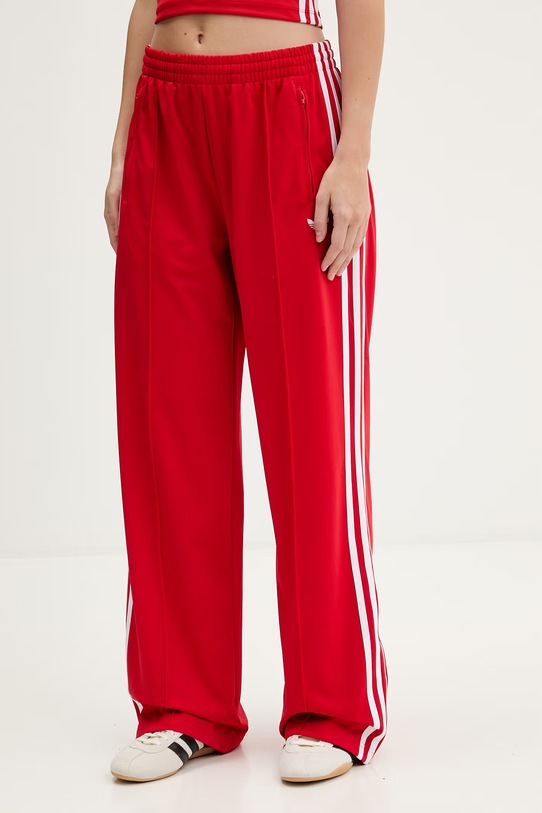 adidas Originals spodnie dresowe Firebird aplikacja czerwony KG3703