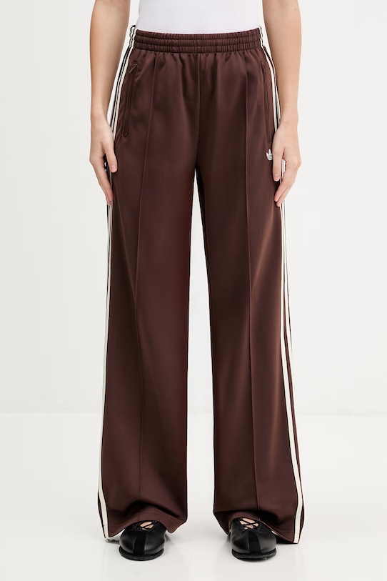 adidas Originals spodnie dresowe Firebird KG3706 brązowy SS26
